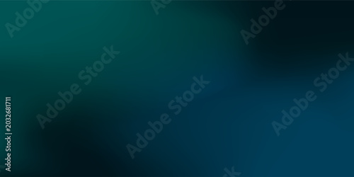 Schilderij op canvas Modern elegant dark blue to light blue and green gradient background illustratio