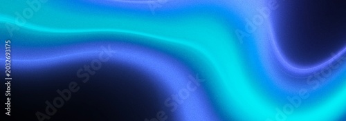 horizontal banner abstract background wave silk color light graphic design minimal glowing 