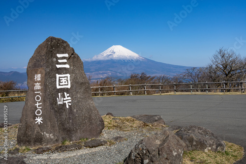 芦ノ湖スカイラインから　富士山の絶景