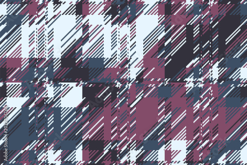 Valokuva Futuristic glitch composition with layered squares and controlled disruption