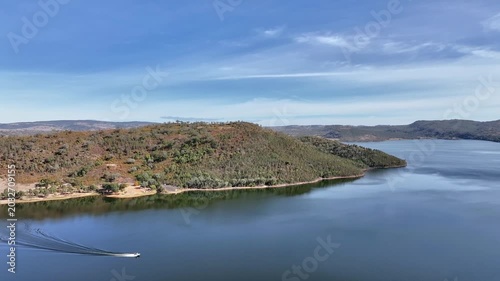 Spectacular aerial footage of Split Rock Dam NSW Australia