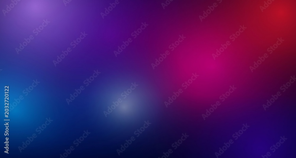 Obraz premium Vibrant multicolored gradient background with blurred colorful spots and bokeh effect