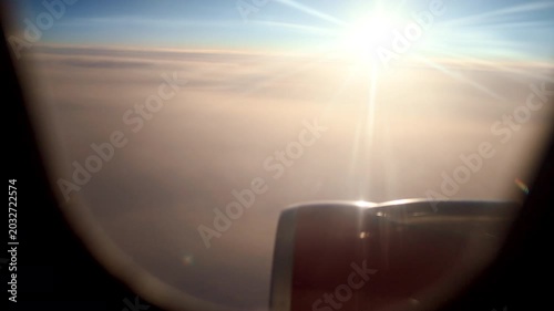 Gentle Morning Light Bathes Sky In Calmness. Soft Early Sunlight Spreads Over Tranquil Clouds And Vast Sky. Serene Dawn Casts Gentle Glow Across Expansive Sky Filled With Peaceful Clouds