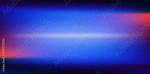 Tableau sur toile Vibrant cinematic blue and red light leak background with soft focus gradient gl