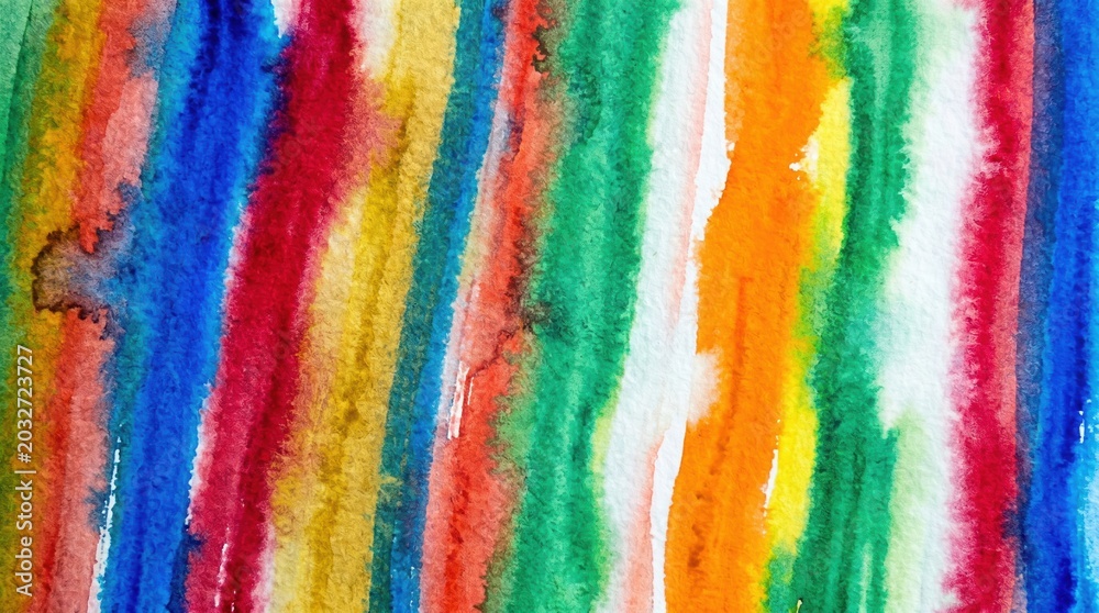 Obraz premium Vibrant Vertical Colorful Paint Strokes Background Texture.