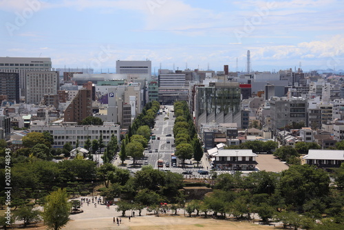 City View From Himeji Castle