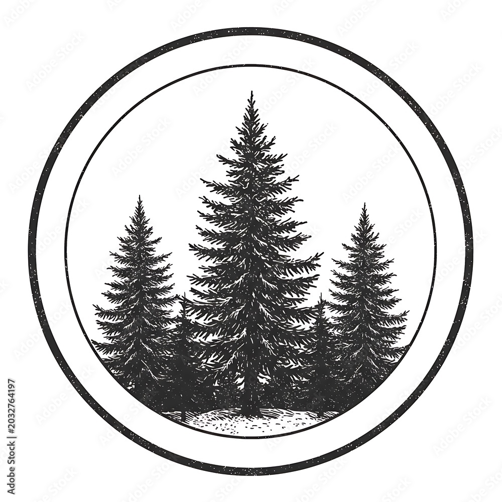 Fototapeta premium Evergreen Enclave