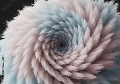 Abstract Pastel Spiral Texture, Soft Fur Background