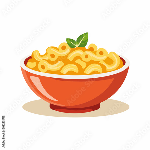 Macaroni and Cheese in a Bowl