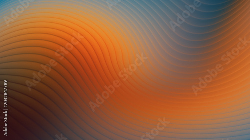 Orange and purple colors with tight and beautiful curved lines give a minimalist and premium impression.