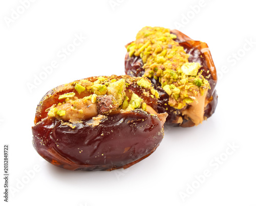 Delicious dates stuffed wit...