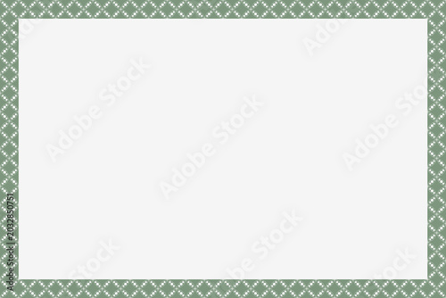 Simple flat floral frame background with copy space.