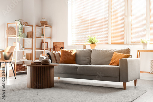 Interior of living room wit...