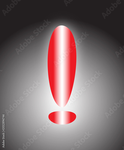 Fényképezés Sign exclamation mark