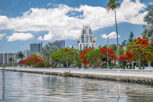 Fotografie Tampa, Florida Bayshore Boulevard