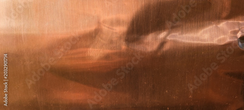 Fotografía Copper metal sheet
