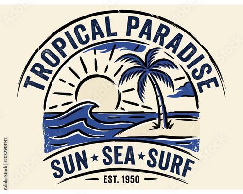 Foto Tropical paradise design