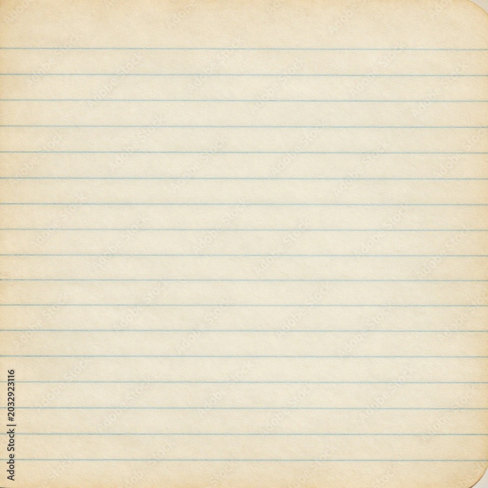 Fototapeta premium Vintage Lined Notebook Paper Texture