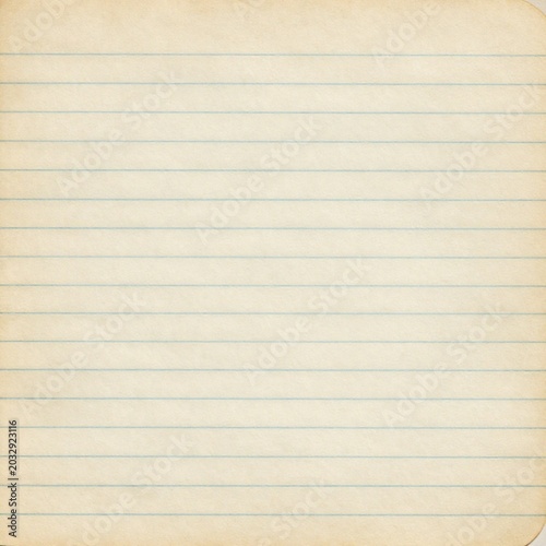 Vintage Lined Notebook Paper Texture