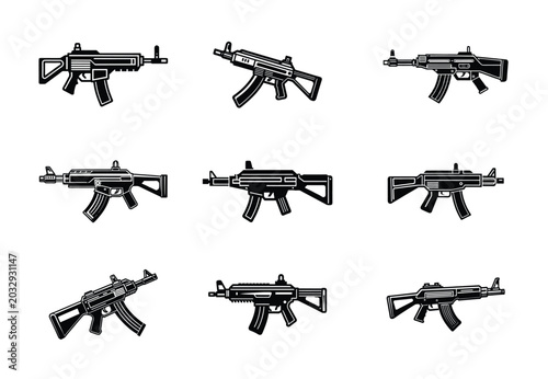 Assault Rifle and Submachine Gun Elements Collection