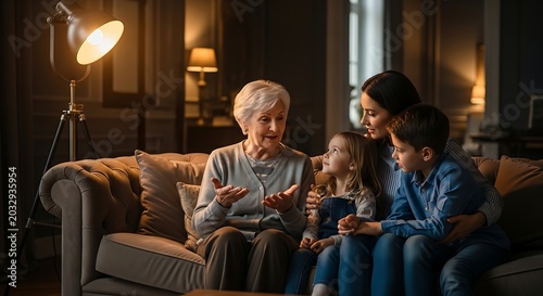 Elderly couple enjoying a quiet moment together at home.