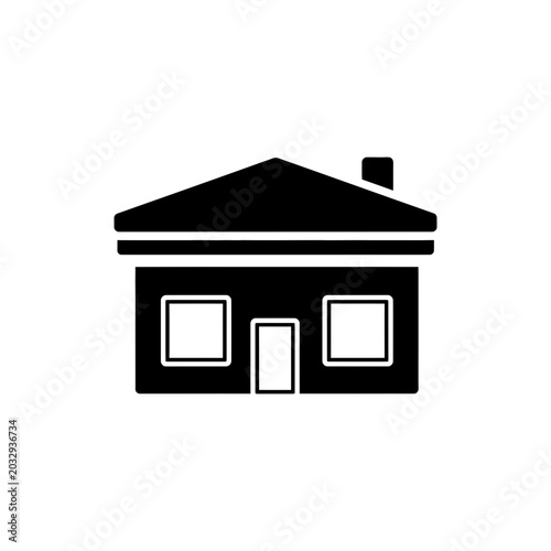 Retail Store Icon Vector Illustration Shopping Shop Front Symbol