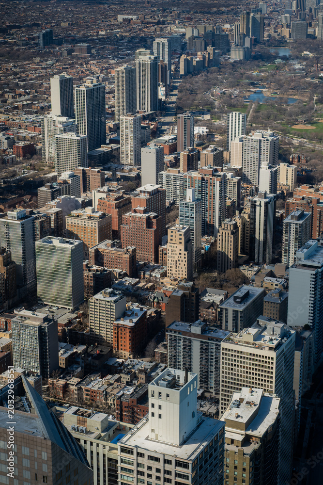 Obraz premium Chicago city skyline
