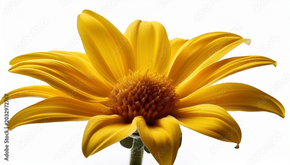 Obraz premium yellow flower isolated on white or white background cutout