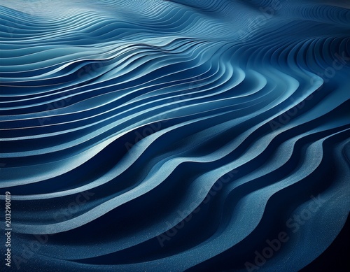 navy blue sand grain surface waves