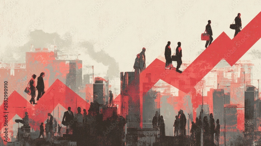 Obraz premium Evaluate the impact of demographic changes on investment opportunities.