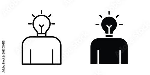 Photos Brand awareness icon or symbol set