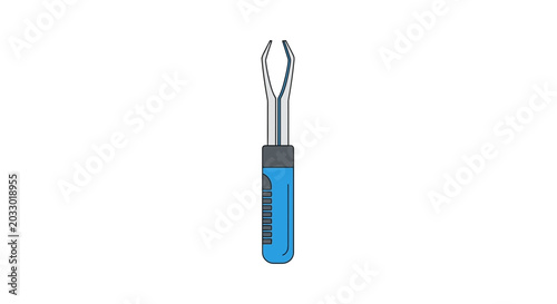 Bild auf Leinwand Precision Tweezers Tool, Surgical Instrument