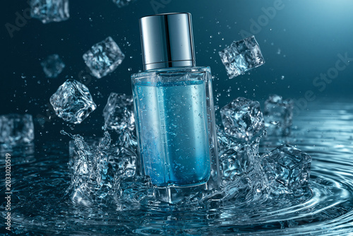 Refreshing Hydration Skincare Advertisement