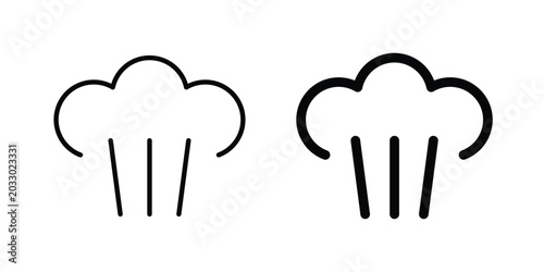 Obraz na plátne Steam icon or symbol set