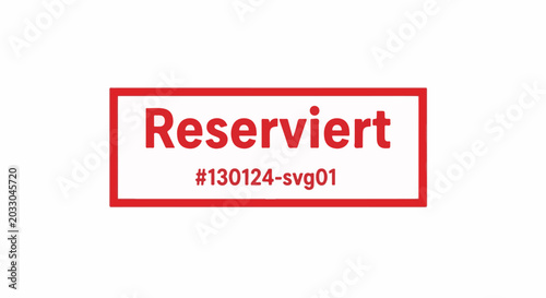 Red rectangular frame with 