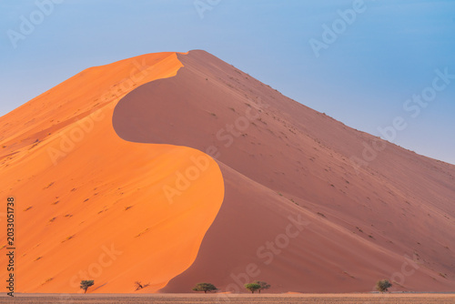 Die Dünen von Sossusvlei in Namibia