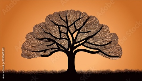 tree silhouette