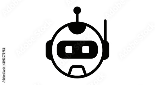 Photography Robot Head With Antennae Device.