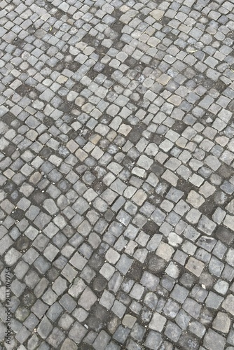 Cobblestone Textured Path Ground