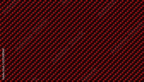 Red metallic carbon fiber texture