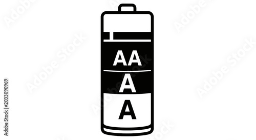Photos Triple A battery close up.