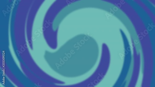 Blue Circular Swirl Abstract Motion Background Loop