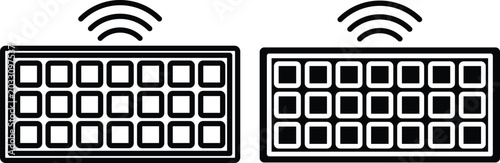 Foto Keyboard icon design template