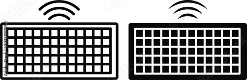 Foto Keyboard icon design template