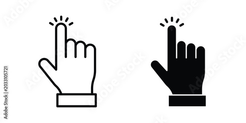 Clicking finger icon