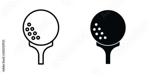 Golf ball icon