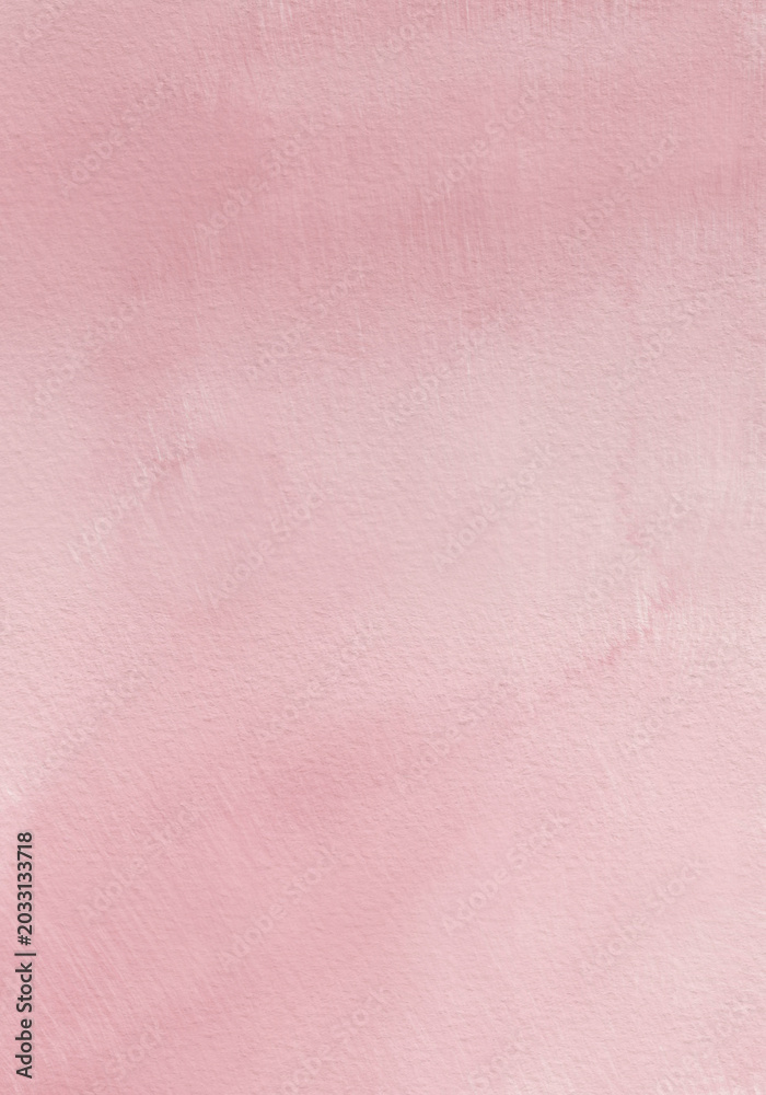 Fototapeta premium Soft Pink Watercolor Paper Texture Background