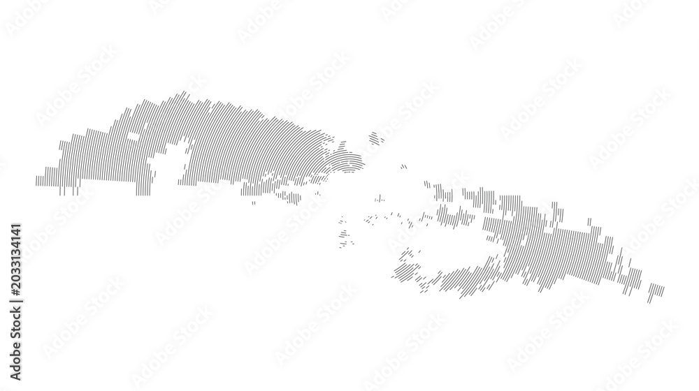 Obraz premium Bahamas Modern Infographic Cartography Border Drawing Twirl Continuous State Land White Pattern Artwork Geography Swirl Concept
