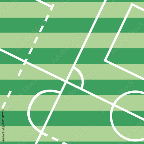 Minimalist green soccer field background featuring white tactical lines and geometric layouts. Suitable for football tournament promos, coaching diagrams, and sports presentation backgrounds