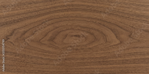 Photos A close-up view showcases the natural grain and texture of a rich walnut wood surface, highlighting its warm tones and organic patterns